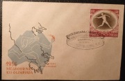 Koperta okolicznosciowa -- XVI Olimpiada w Melbourne 1956