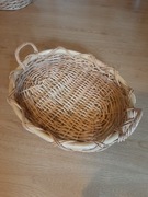 KOSZ GOSPODARCZY WIKLINOWY Z UCHWYTAMI OWALNY 58 X 46 CM 