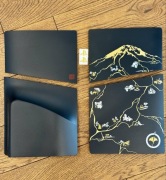 Piekny trojwymiarowy panel do PS5 slim z napedem Edycja Ghost of Yotei