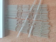 Szklane sople art deco 23cm piękne okazja