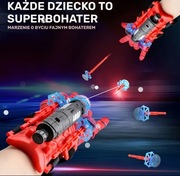 Spider Blaster rękawica Spidermana z 3 pociskami prezent na Boże Narodzenie