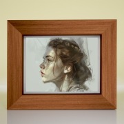 KOBIETA | RYSUNEK | VINTAGE | OBRAZ | AI ART