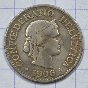 01379 Szwajcaria 10 rappenow 1906