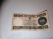 Bon towarowy 0,10 centów Pewex  pekao