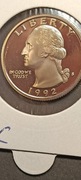 USA 25 Centa Washington Quarter 1992-S-Proof