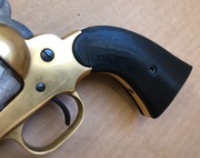 Remington 1858 Pietta czarna okładka rękojeści,  gładka, z PETG