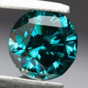 Diament Zielony 10mm 4CT VVS1-D Gratisy :) ŚWIĄTECZNE PROMOCJE !:)