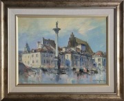 Obraz olejny Warszawa ( na zamówienie )