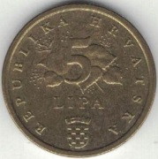 Chorwacja 5 lipa lip 2005 - 18 mm - nr 3