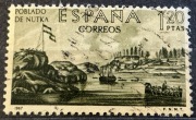 Hiszpania, "Poblado de Nutka" (Osada Nootka). 1,20 pesety (PTAS).