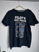 Granatowy T-shirt Alphar One                      