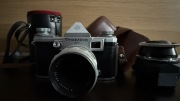 Aparat Praktina IIA / FX Tessar 50/2.8 pryzmat Ihagee, vintage *DO08