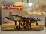 ICM 48288 A-26C-15 Invader with pilots and ground personnel