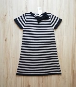 NOWA sukienka czarno-złota H&M 134/140
