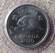 Moneta 5 centów Kanada 2010