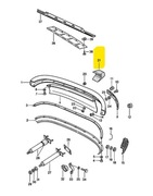 Odbojniki zderzaka Porsche 911 sc wersja USA L+P