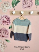 Sweterek w paski 104