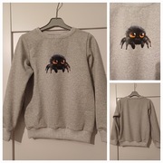 Nowy sweterek bluza pająk unisex rozmiar 122
