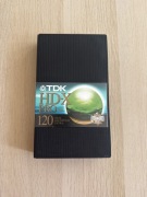 Kaseta VHS - TDK HD-X PRO 120 - nieużywana, brak folii, naklejki 