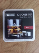 Stalowe kostki do drinków napojów chłodzące 4szt