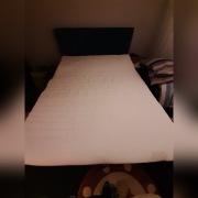 Materac typu topper z matą ochronną - firma JYSK