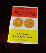 P. Kalinowski, Katalog monet książąt Legnicko-Brzeskich 1278-1653