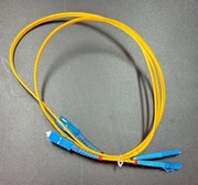 Kabel przewód patchcord światłowód 1m podwójny mała końcówka