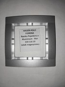 Ramka pojedyncza Aluminium Hager-Polo FIORENA - nowa