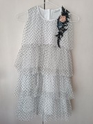 Sukienka MałaMi Biała 7-10 lat