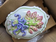 Forma porcelanowa Le Cordon Bleu the Franklin Mint szparagi
