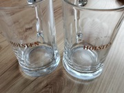 Kolekcjonerski szklany kufel - Holsten  2 sztuki jak nowe 