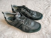 Buty sportowe Geox, rozm.41/27cm, ciemny granat, skóra, stan BDB