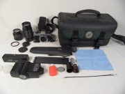 Nikon FG-20 bogaty zestaw  