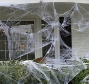 Zestaw Dekoracyjny Halloween – Rozciągliwa Pajęczyna + Małe Pająki