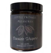 Świeca sojowa czekolada 180 ml handmade szkło prezent