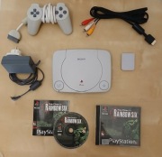 Konsola Ps One Sony Ps1 SCPH-102 zestaw + gra Tom Clancy's Rainbow Six
