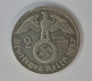 SREBRO 2 Reichmark 1937 | Mennica D (Monachium)