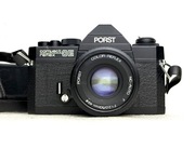 Porst compact reflex OE aparat i obiektyw porst 2/50 pentax PK