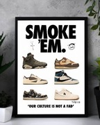 Plakat A3 Travis Scott x Nike