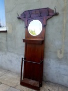 Garderoba wieszak z lustrem lata 50-te XX wieku