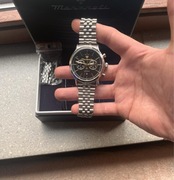 Męski zegarek Maserati srebrny