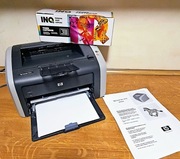 HP LaserJet 1010 drukarka laserowa z nowym tonerem, czysta zadbana