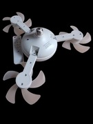 Wentylator sufitowy ze światłem na pilota