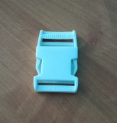 Klamra kolor biały mocne zapięcie 60*40 mm