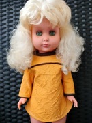 STARA LALKA CZASY PRL NIEMCY ORYGINALNY STRÓJ 