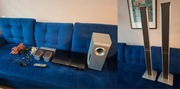 Panasonic SA-PT160 5.1 z subwooferem, kolumnami, głośnikami i pilotem