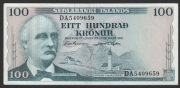 Islandia 100 koron 1961 - Trygvvi Gunnarsson - 