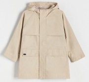 Płaszcz beżowy dla chłopca Reserved r. 152/158 wiosna lato jesień beżowy