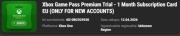 Xbox Game Pass Premium 1 Month - Xbox Live Account - GLOBAL