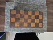 Drewniane szachy z lat 60